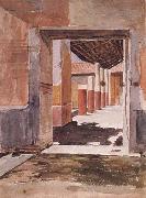 John William Waterhouse Scene at Pompeii oil painting reproduction